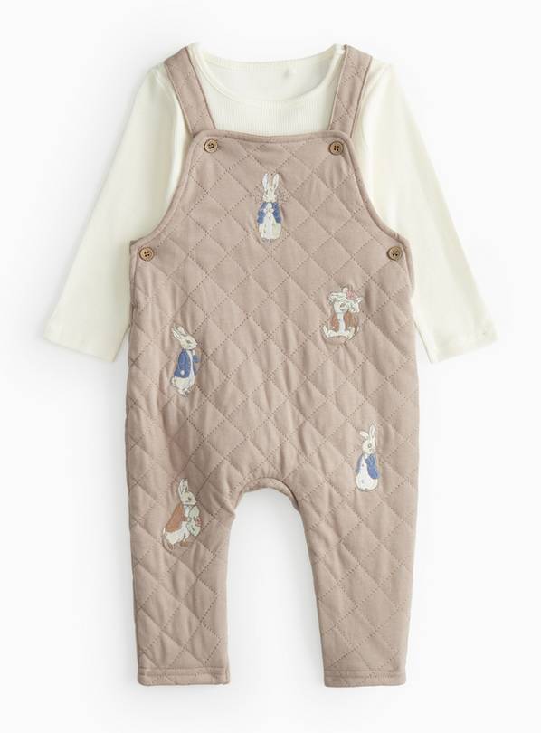 Peter Rabbit Dungaree & Bodysuit Set 3-6 months